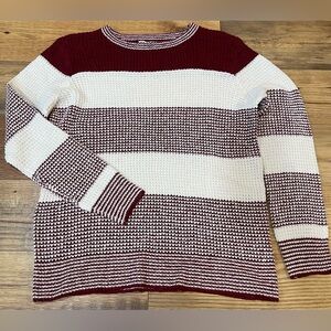 Red and White Sweater